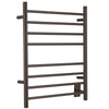 Porte-serviettes chauffant électrique Prestige d’Ancona 8 barres, câblé ou branché - AN-5382
