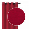 Panneau coupe-lumière Linea de 84 po rouge en jacquard - ensemble de 2