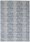 Carpette Kecia bleue/crème 8 pi 0 po x 10 pi 0 po