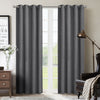 Rideau à oeillets Melgar 54 po x 84 po (ensemble de 2) - gris