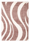 Carpette à poil long Luci rose 3 pi 11 po x 6 pi 0 po