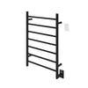 Porte-serviettes chauffant Comfort d'Acona 7 barres, câblé ou branché, noir mat - AN-5334-TWCD01