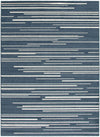 Carpette Faith couleur pétrole-crème - 3 pi 11 pox 5 pi 7 po