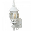 Applique murale Classico blanche à 1 ampoule pour l'extérieur