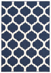 Carpette Sophie ivoirebleu marine - 4 pi 7 po x 6 pi 7 po