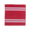 Débarbouillette rouge 12 x 12 de luxe - ensemble de 6 serviettes