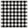 Paquet de 20 grandes serviettes de table à point à carreaux blanc à 3 épaisseurs - ensemble de 6 paquets