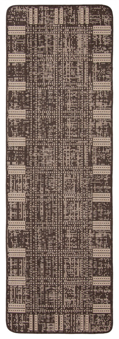 Joni Chocolate Area Rug - 2'2" X 6'7"