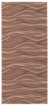 Carpette Bellezza brune 2 pi 2 po x 5 pi 0 po