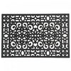 Tapis de plancher floral 23 x 36 de type grille en caoutchouc