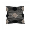 Coussin en coton tissé à la main orné de pompons - ensemble de 2 coussins