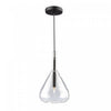 Luminaire suspendu Conic noir à 1 ampoule