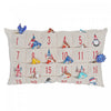 Coussin calendrier de l’avent à 24 pochettes - ensemble de 2 coussins
