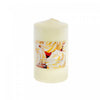 Chandelle pilier parfumée de 2,75 po x 5 po à arôme de crème au beurre à la vanille - ensemble de 2 chandelles