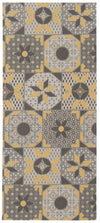 Carpette Bellezza grise 2 pi 2 po x 4 pi 0 po - Ensemble de 2