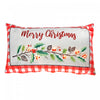 Coussin à DEL « Merry Christmas » 12 x 20 en velours - ensemble de 2 coussins