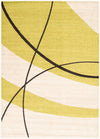Carpette Carson crème-verte - 7 pi 10 pox 10 pi 2 po
