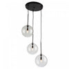 Luminaire suspendu Pinpoint noir à 3 ampoules