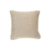 Coussin en microfibre tissé à la main taupe - ensemble de 2