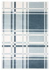 Carpette Roma bleue lavable à la machine - 5 pi 0 po x 7 pi 0 po