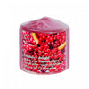 Chandelle pilier parfumée de 2,75 po x 3 po à arôme de délice aux canneberges - ensemble de 4 chandelles