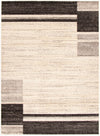Carpette Aya ivoire-Taupe - 3 pi 11 pox 5 pi 3 po