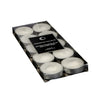 Paquet de 10 bougies chauffe-plats blanches non parfumées - ensemble de 2 paquets de bougies