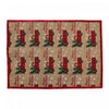 Napperon en polyester à motif de camions rouges et arbres - ensemble de 12