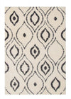Carpette à poil long Gael ivoire 3 pi 11 po x 6 pi 0 po