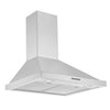Hotte de cuisinière murale de style pyramidal convertible Ancona de 24 po - AN-1582