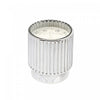 Bougie parfumée côtelée électroplaquée argent de 4,6 oz à arôme de baie d’hiver - ensemble de 2