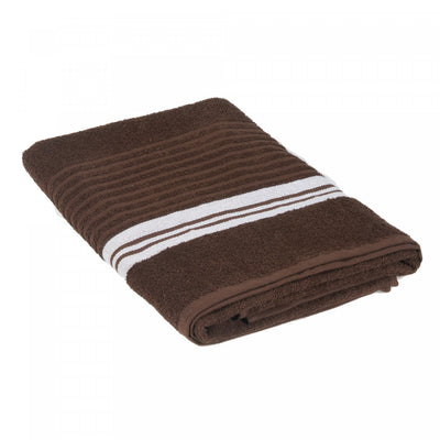 Deluxe Bath Towel 27 x 50 Chocolate - Set of 2 Towels|Serviette de bain chocolat 27 x 50 de luxe - ensemble de 2 serviettes