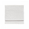 Débarbouillette brodée luxueuse 12 x 12 blanche - ensemble de 6 serviettes