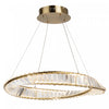 Luminaire suspendu Stella laiton brossé à DEL de 40 W