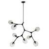 Lustre I Organic à 8 ampoules