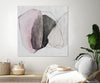 Œuvre d’art murale Giant Art « Tickled With Pink » 54 x 54