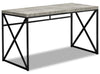 Bureau Brady de 47,25 po d’apparence bois recyclé - gris