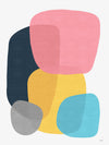 Œuvre d’art murale Giant Art « Abstract Vii » 72 x 54