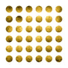Œuvre d’art murale Giant Art « Golden Spots White » 72 x 72