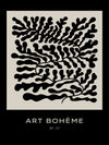 Œuvre d’art murale Giant Art « Art Boheme No 5 » 72 x 54