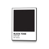 Œuvre d'art murale sur toile encadrée noire « Black Tone » 18 x 24