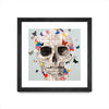 Œuvre d’art murale encadrée noire et mate « Party Favor » 36 x 36