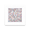 Œuvre d’art murale encadrée blanche et mate « Gorgeous Crowd » 36 x 36