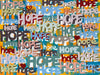 Œuvre d’art murale Giant Art « Its Time For Hope » 72 x 54