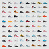 Œuvre d’art murale sur toile encadrée noire « Life Is Short Buy The Shoes » 20 x 20