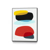 Œuvre d’art murale sur toile encadrée noire « Joy And Pop Ii » 24 x 32