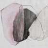 Œuvre d’art murale Giant Art « Tickled With Pink » 72 x 72