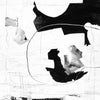 Œuvre d’art murale Giant Art « Traces Of Silver Iii » 72 x 72