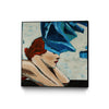 Œuvre d'art murale sur toile encadrée noire « On The Rocks » 20 x 20