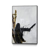 Œuvre d'art murale sur toile encadrée noire « Lever Down » 24 x 36